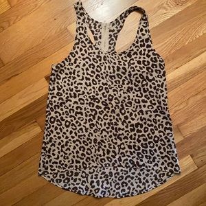 Leopard print tank top
